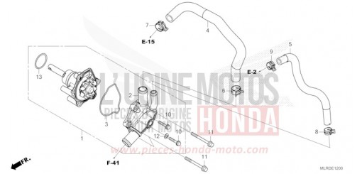 WATER PUMP CB500XAR de 2024